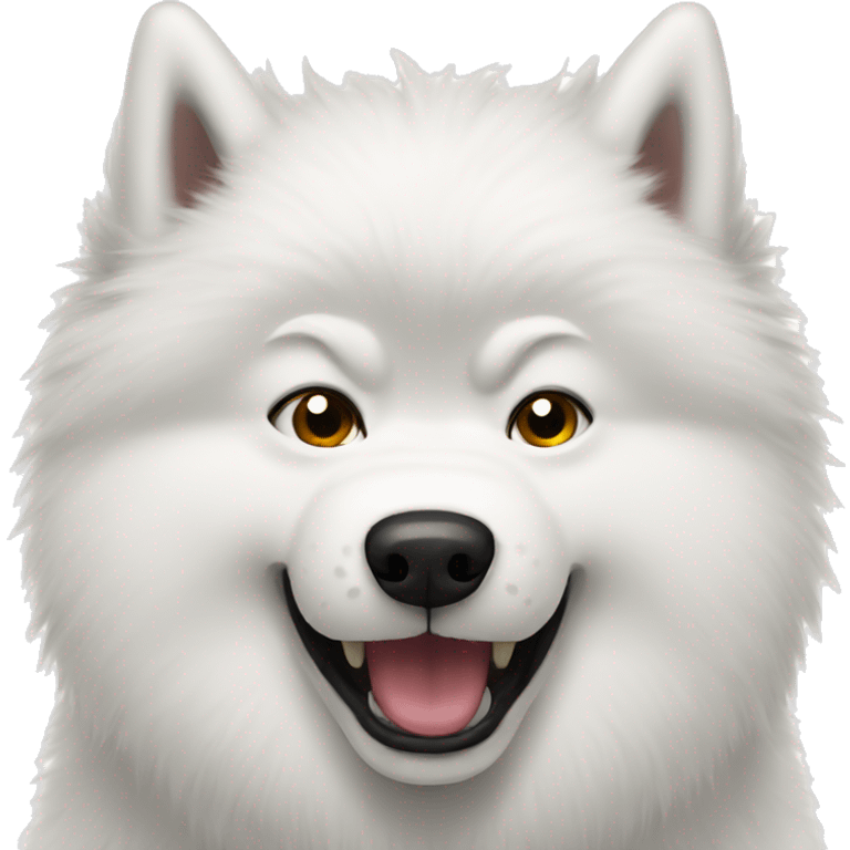 samoyed angry emoji