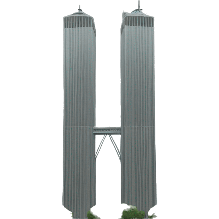 Twin tower emoji