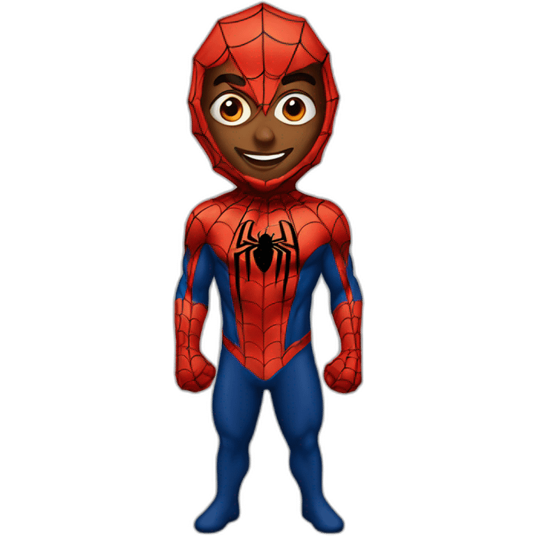 Spiderman avec qamis emoji