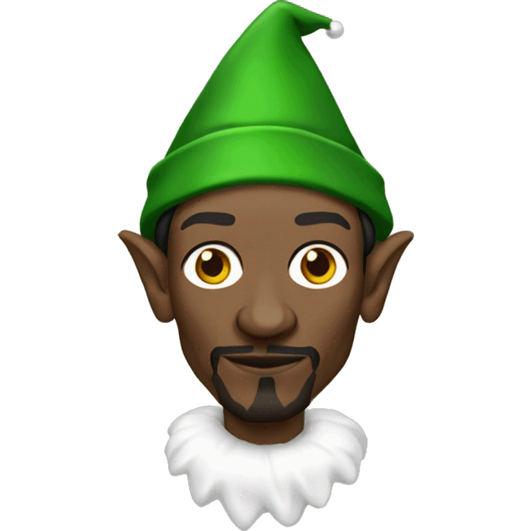 Snoop dogg as an elf emoji