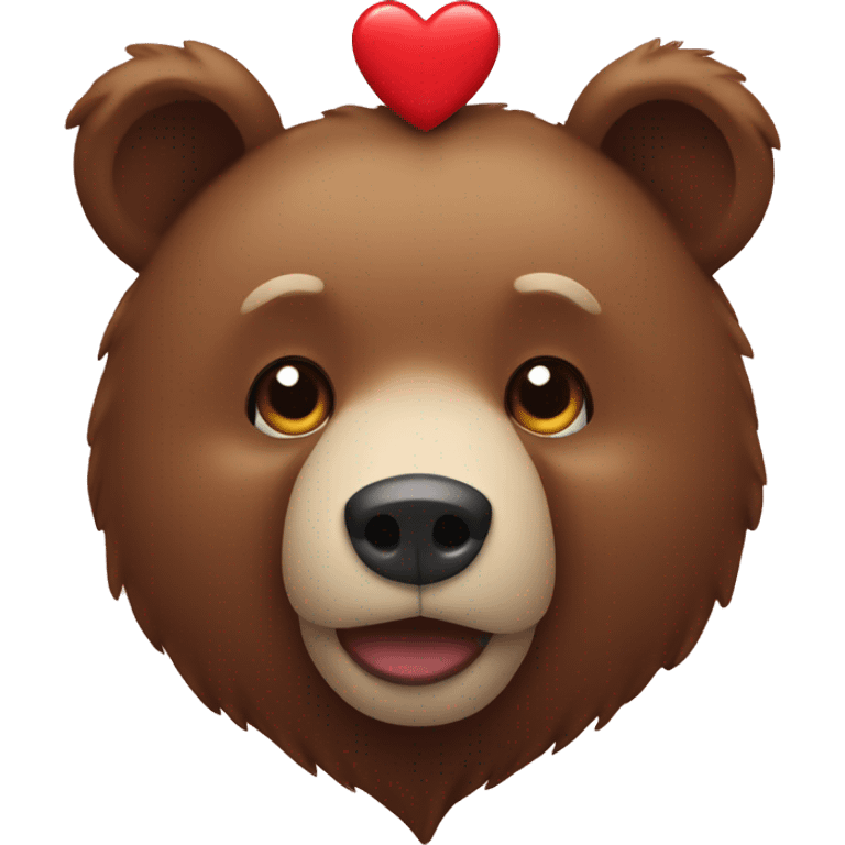 bear with heart emoji