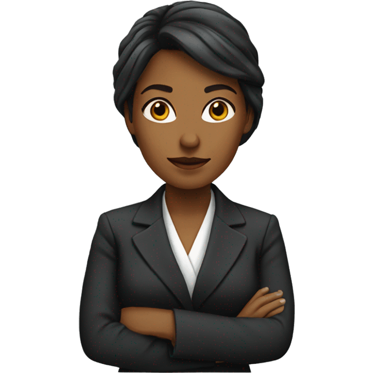 a female lawyer emoji