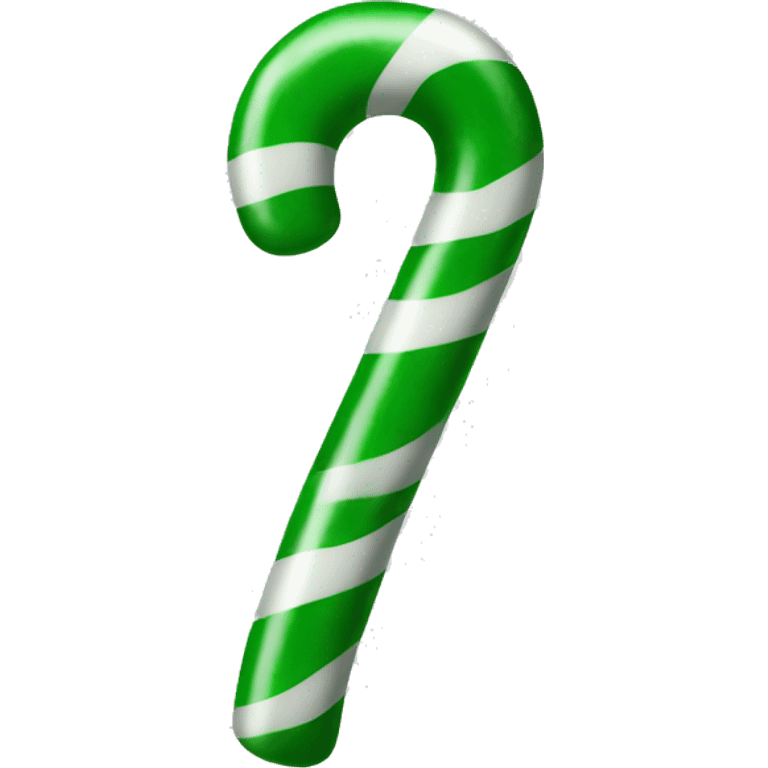 Green candy cane emoji