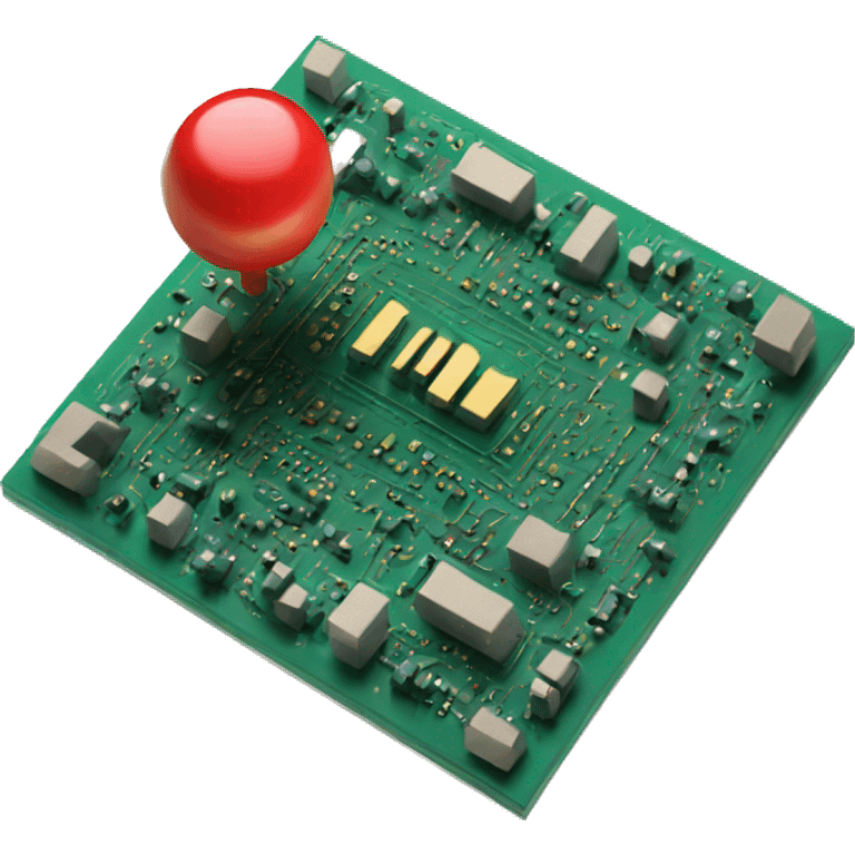 3d circuit board emoji