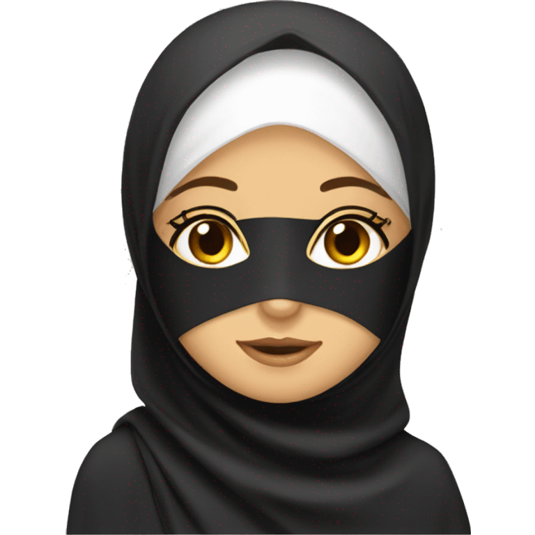 girl with niqab emoji