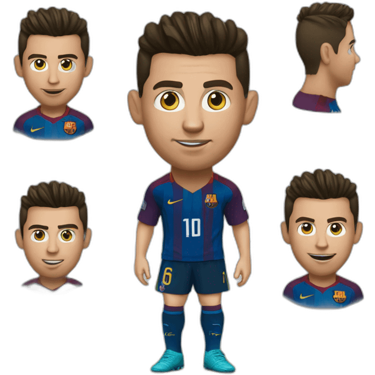 Ronaldo sur messi emoji