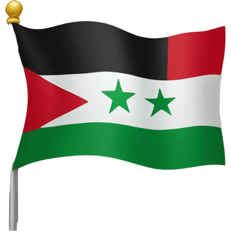 Syria independence flag emoji