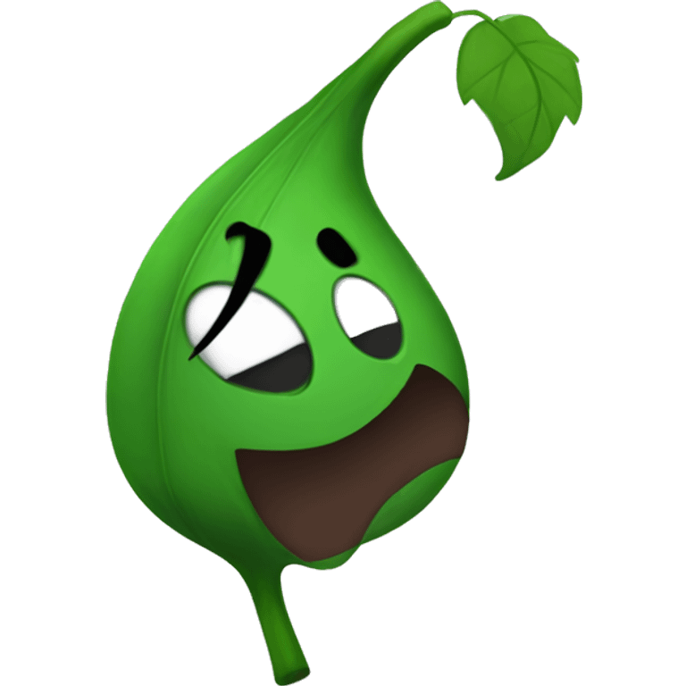 Evil leafy bfdi emoji