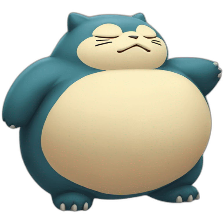 Snorlax sleeping emoji