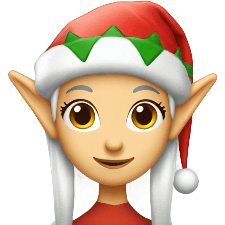 elf female santa hat emoji