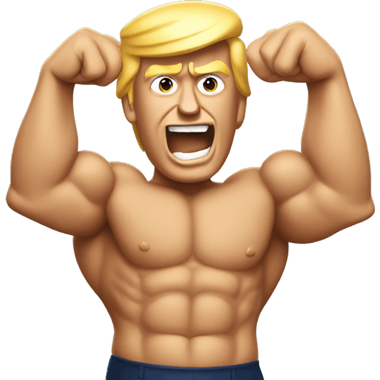 Donald Trump Flexing His Muscles emoji