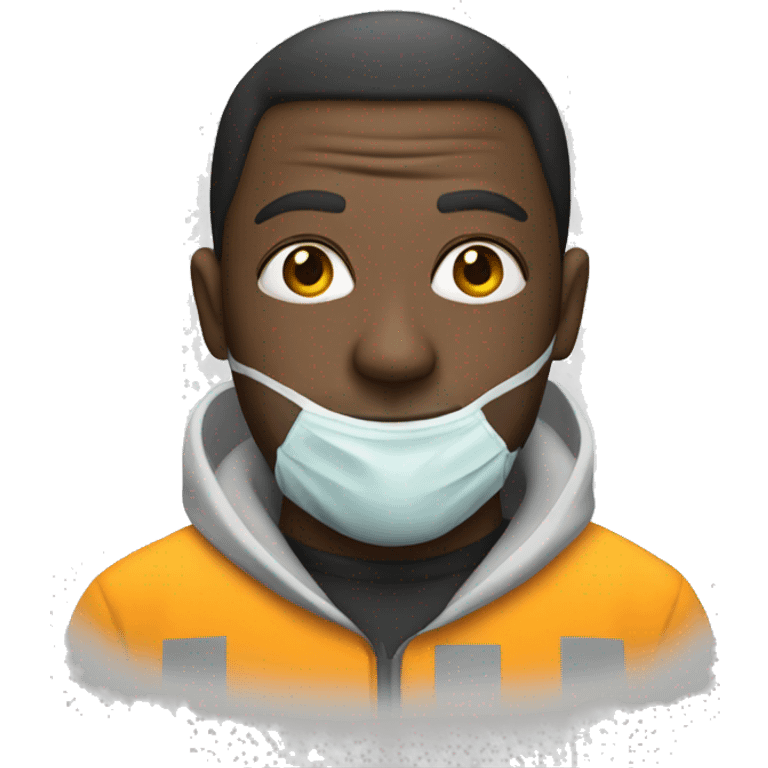 Man in hazmat suit emoji