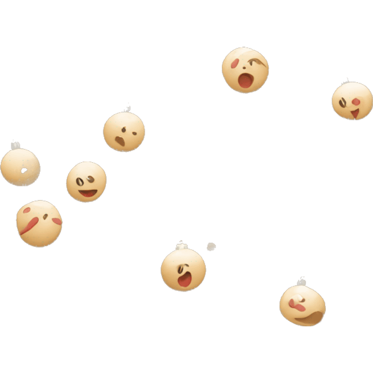 Tan Christmas decor  emoji