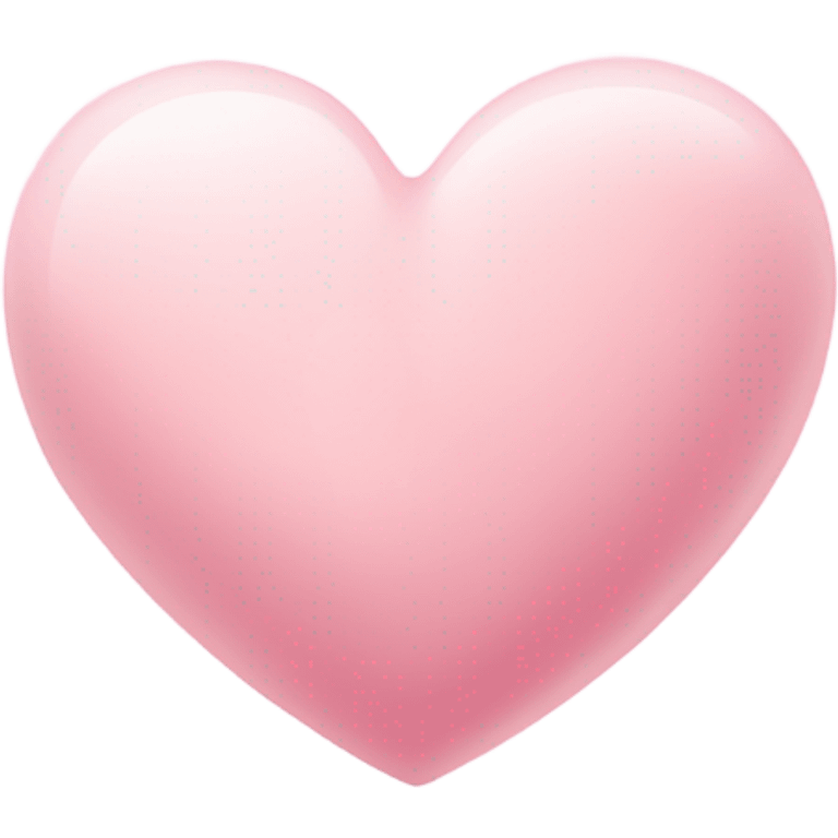 Light pink heart with matching stars floating around it emoji