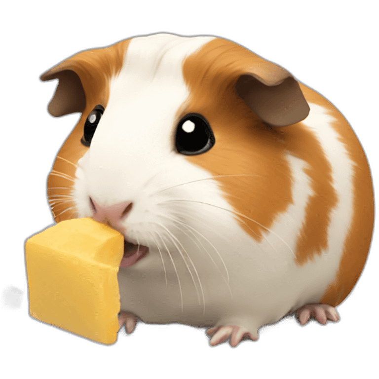 Guinea pig eating emoji