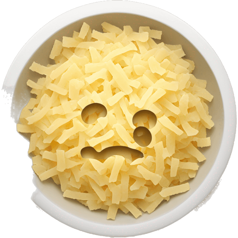 grated parmesan in a bowl  emoji