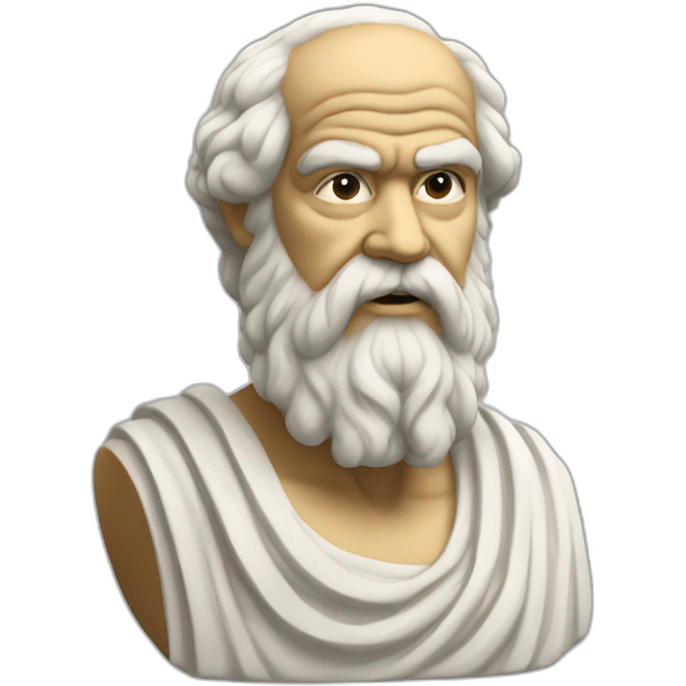 socrates estatua emoji