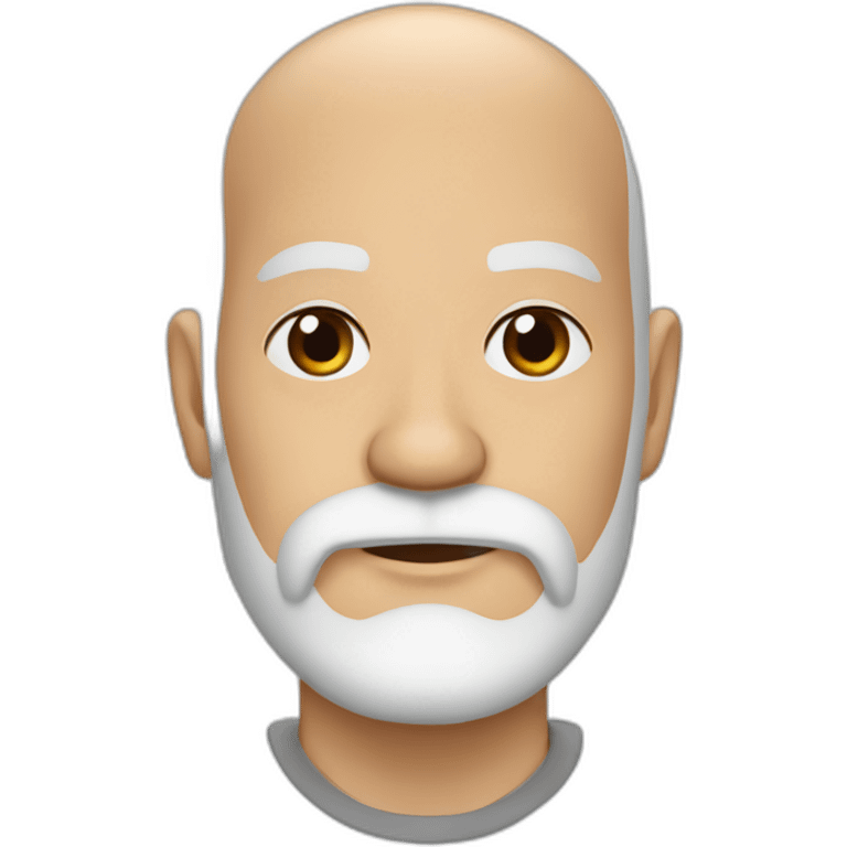 Juan Antonio Almazán BALD with full white beard NO-Glasses emoji