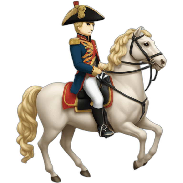 Napoléon sur son cheval emoji