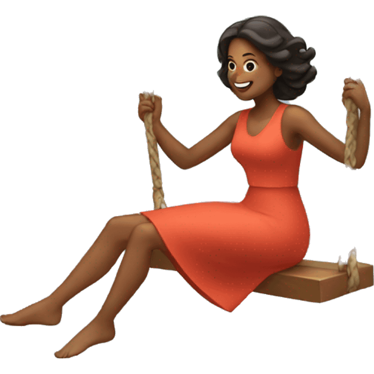 WOMAN SWINGING emoji