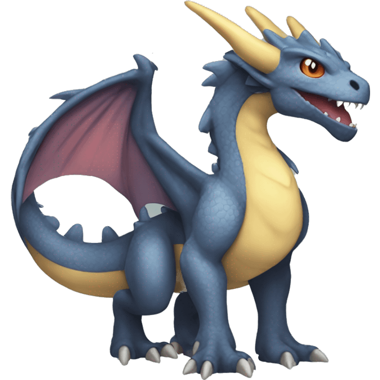 Dragon type Pokémon Fakemon creature fantasy animal emoji