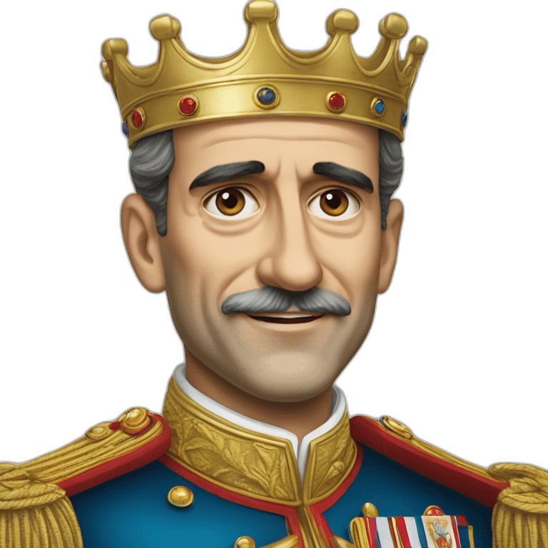 Hyperrealist Felipe vi king of spain emoji