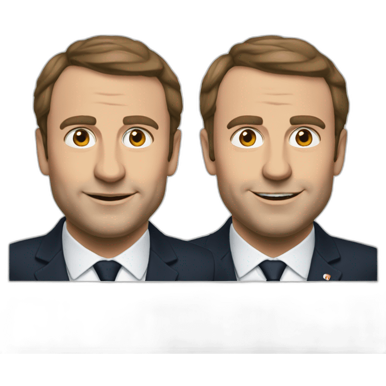 Macron pleur emoji