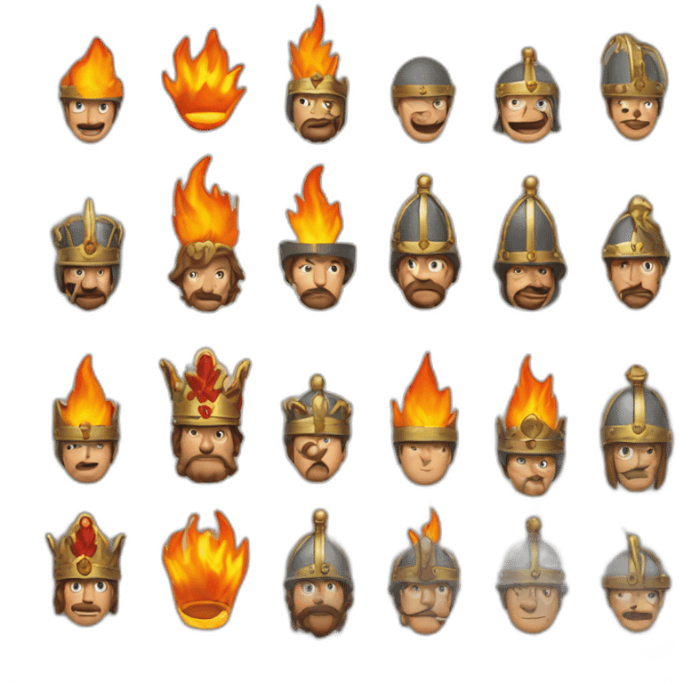 Les royaume de feu emoji