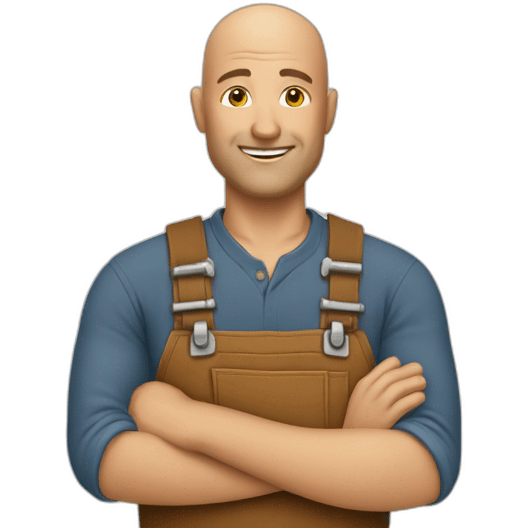 bald woodworker emoji