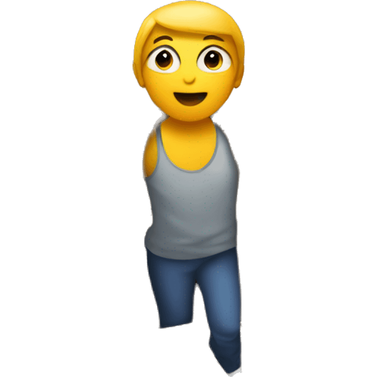 person under a pile of moving boxes emoji