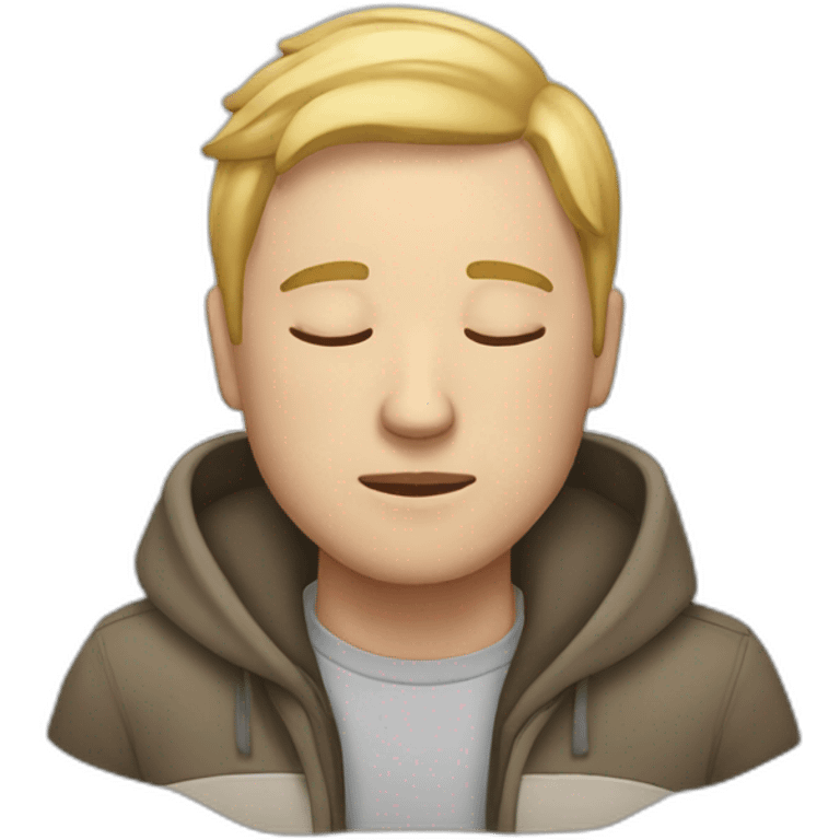 white-man-sleeping emoji