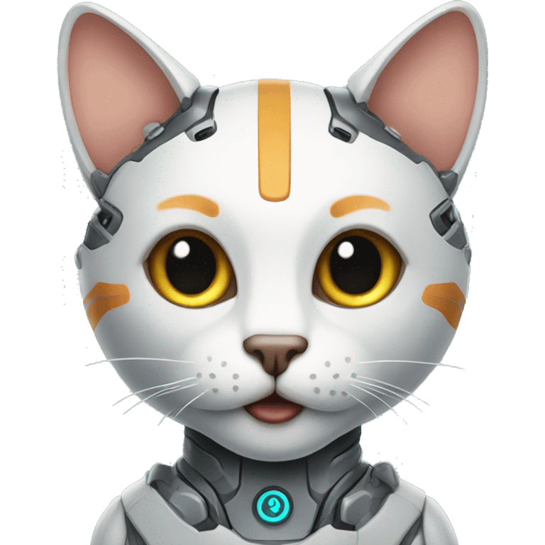 Robot cat emoji