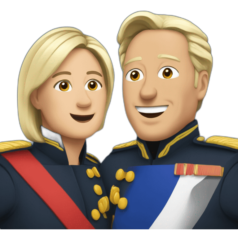 une armé de marine le pen emoji