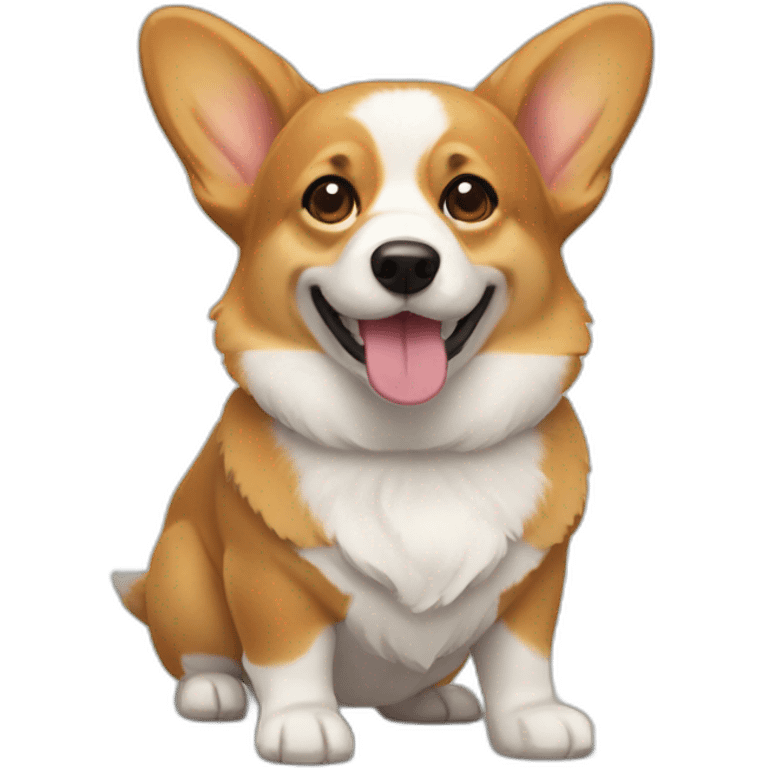 Corgi mestizo emoji