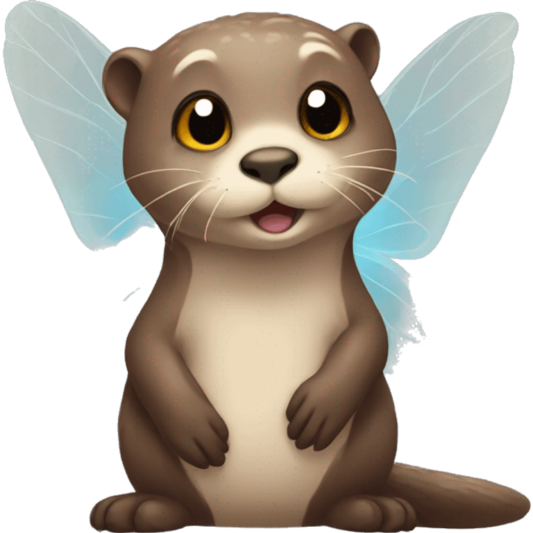 otter with butterfly wings emoji