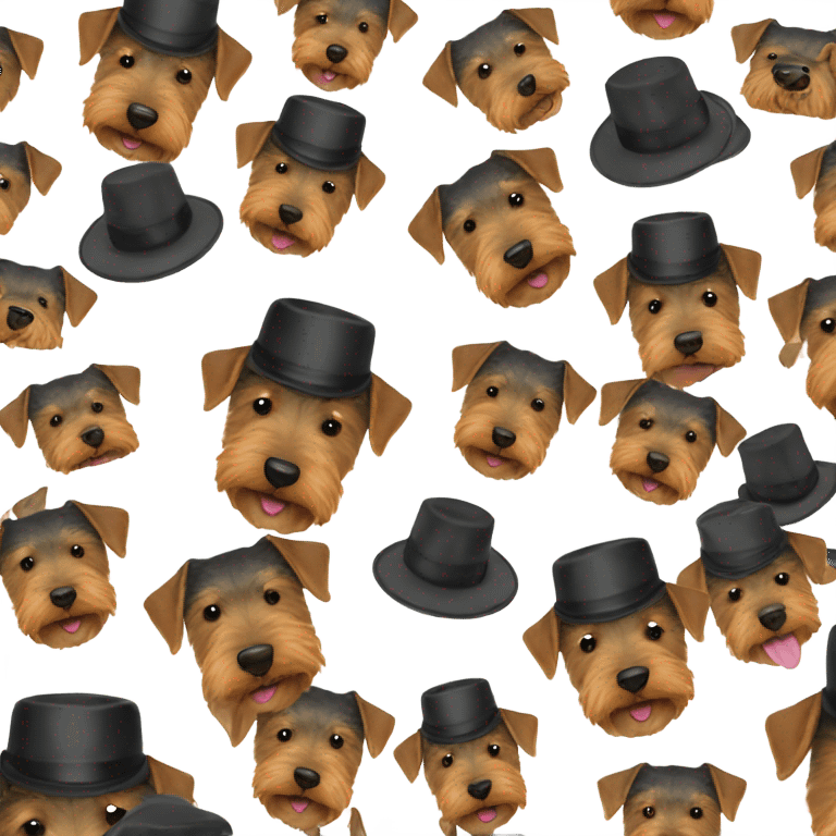 Welsh terrier hats emoji