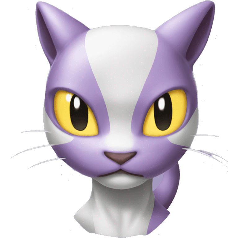 Mewtwo iOS style emoj art  emoji