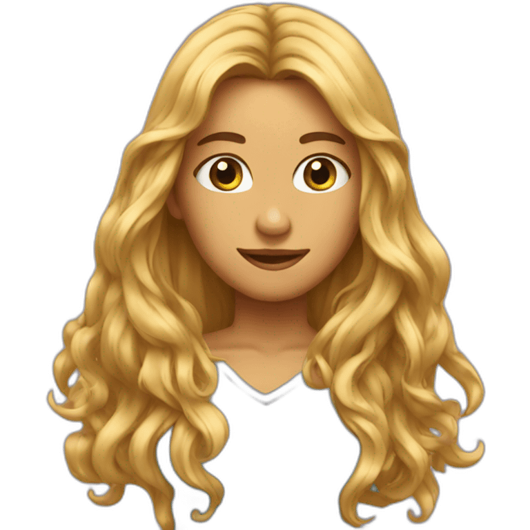 sexy long hair emoji