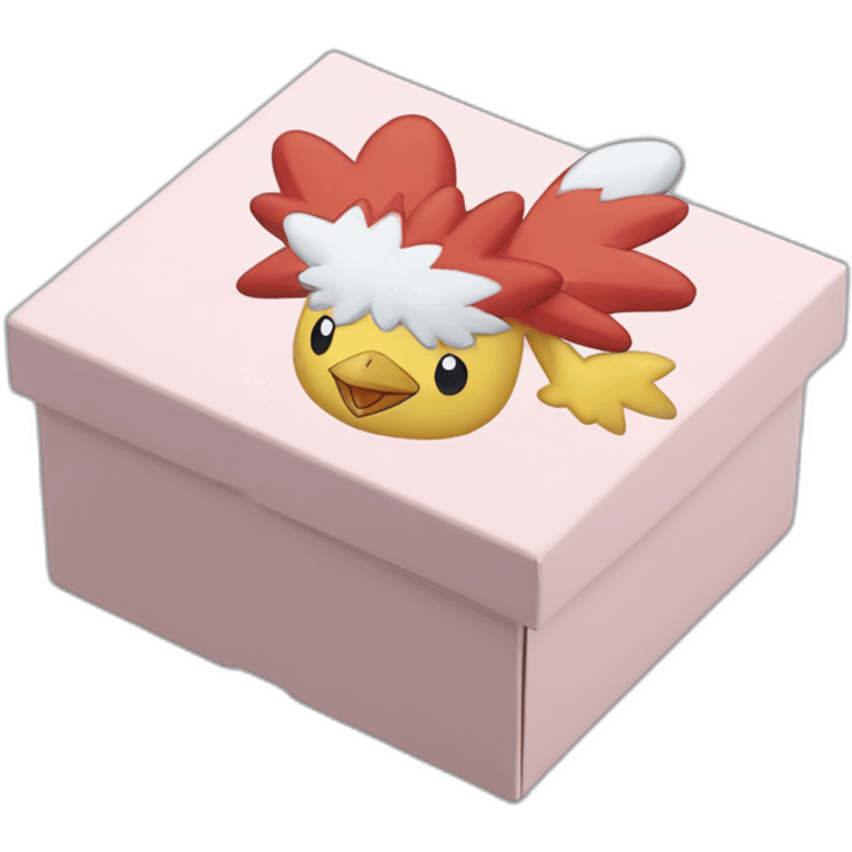 Pokemon Delibird Badge Winter Slowflake GiftBox 2023 emoji