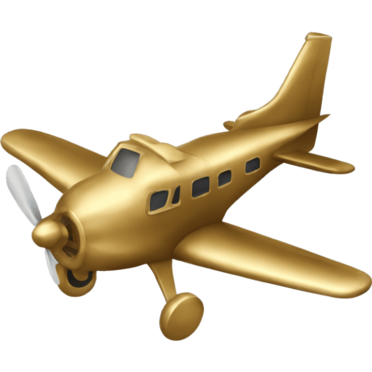 Brass horse riding plane emoji