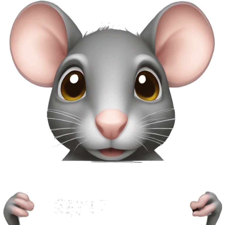 rat with ipad  emoji