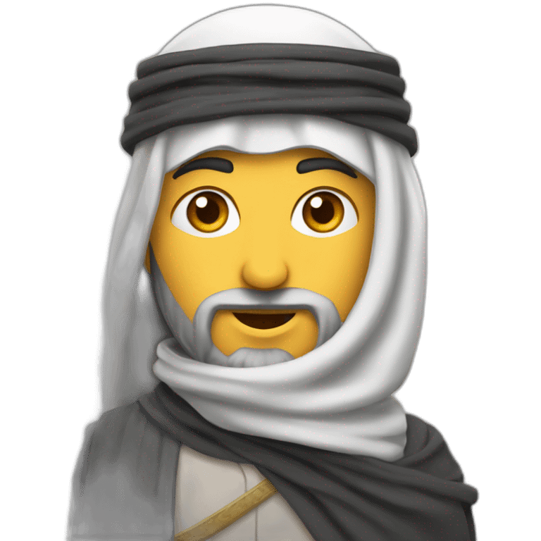 Arabe entrain de voler de l'argent emoji