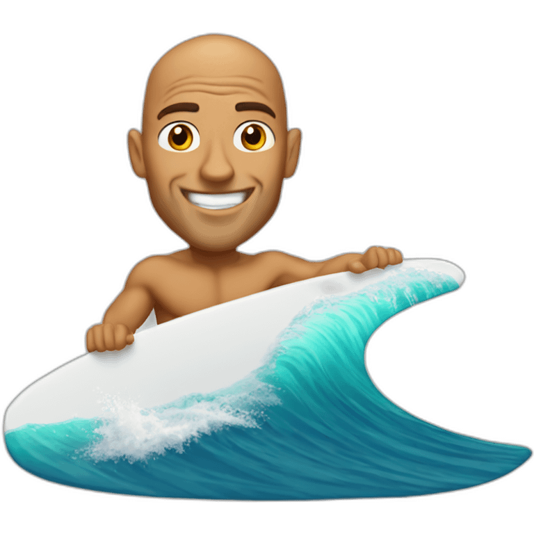 kelly slater surfing emoji