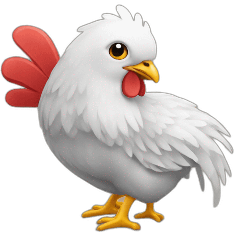 Poulet sur sanglier emoji