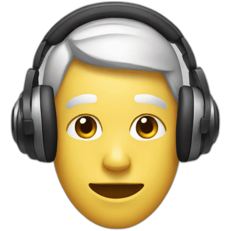 That has a headphones on head emoji