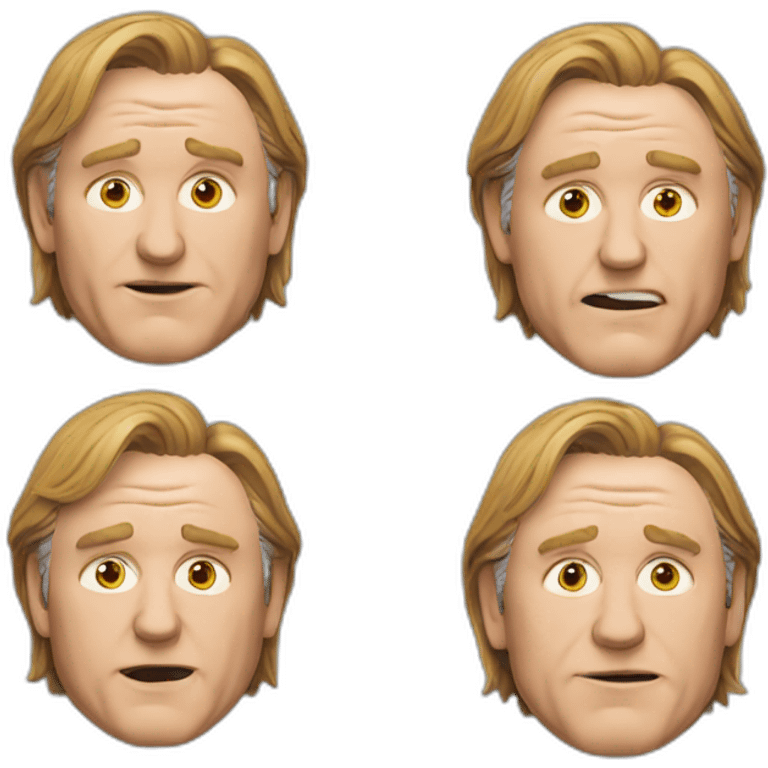 Depardieu qui drague emoji