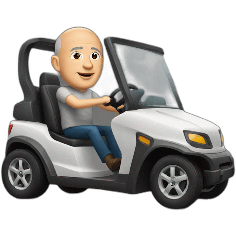 Jeff bezos driving hundai emoji