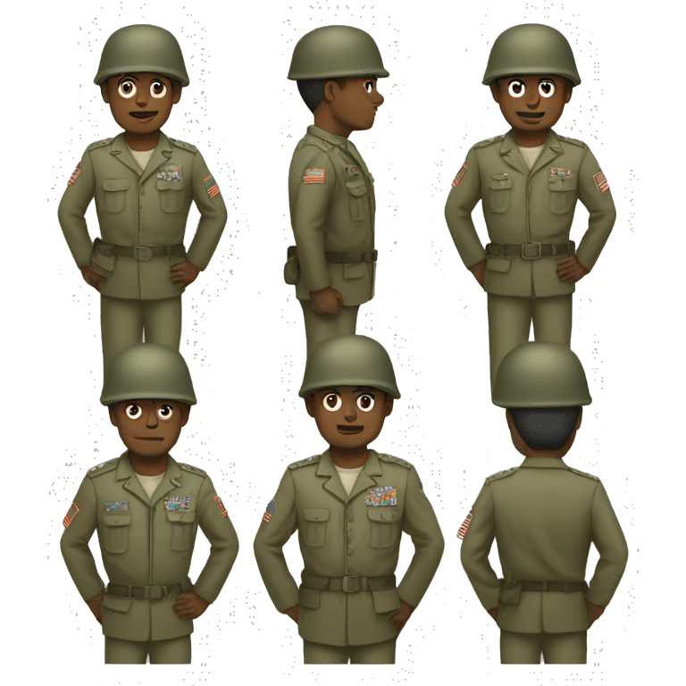 Military man surgent  emoji