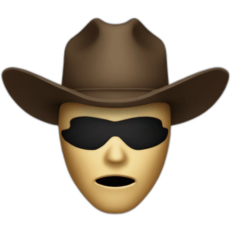 phantom mask cowboy emoji