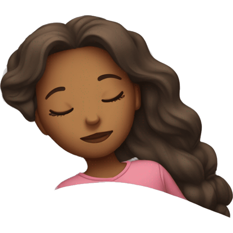 Girl sleeping  emoji